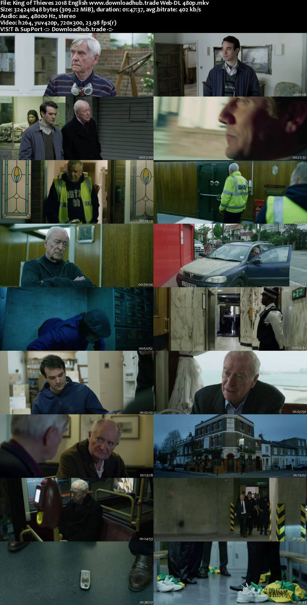 King of Thieves 2018 English 300MB Web-DL 480p