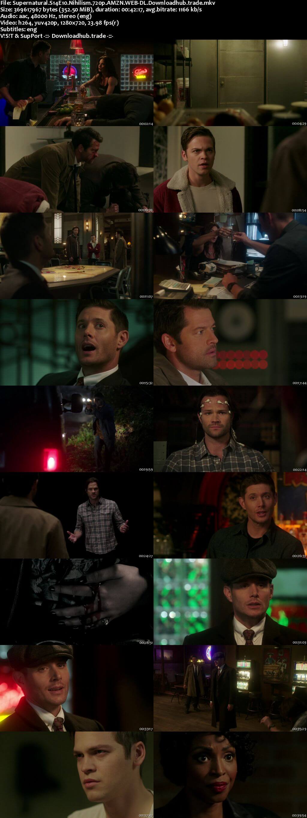 Supernatural S14E10 350MB AMZN Web-DL 720p ESubs