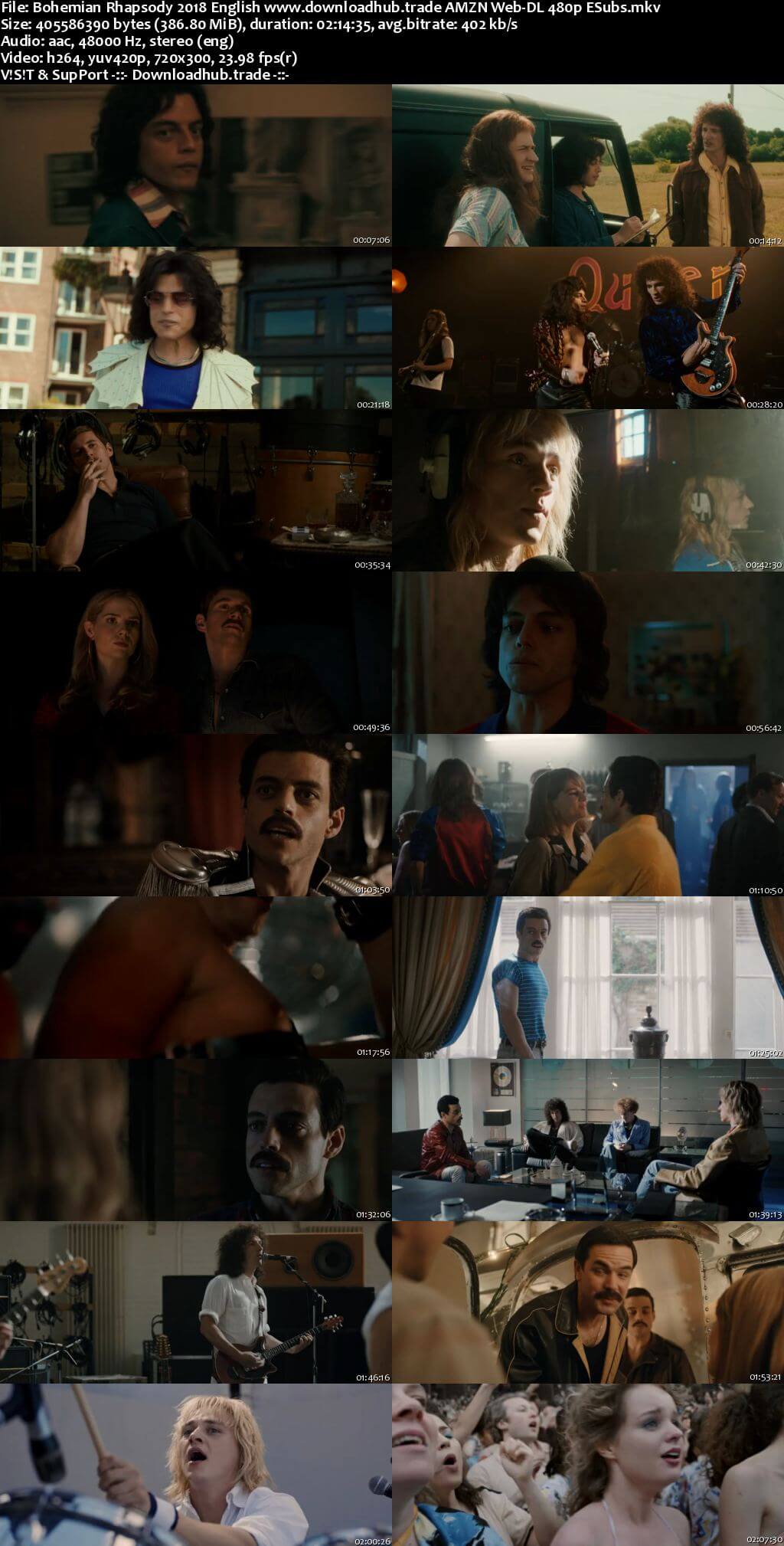 Bohemian Rhapsody 2018 English 350MB AMZN Web-DL 480p ESubs Bohemian Rhapsody 2018 English 350MB AMZN Web-DL 480p ESubs