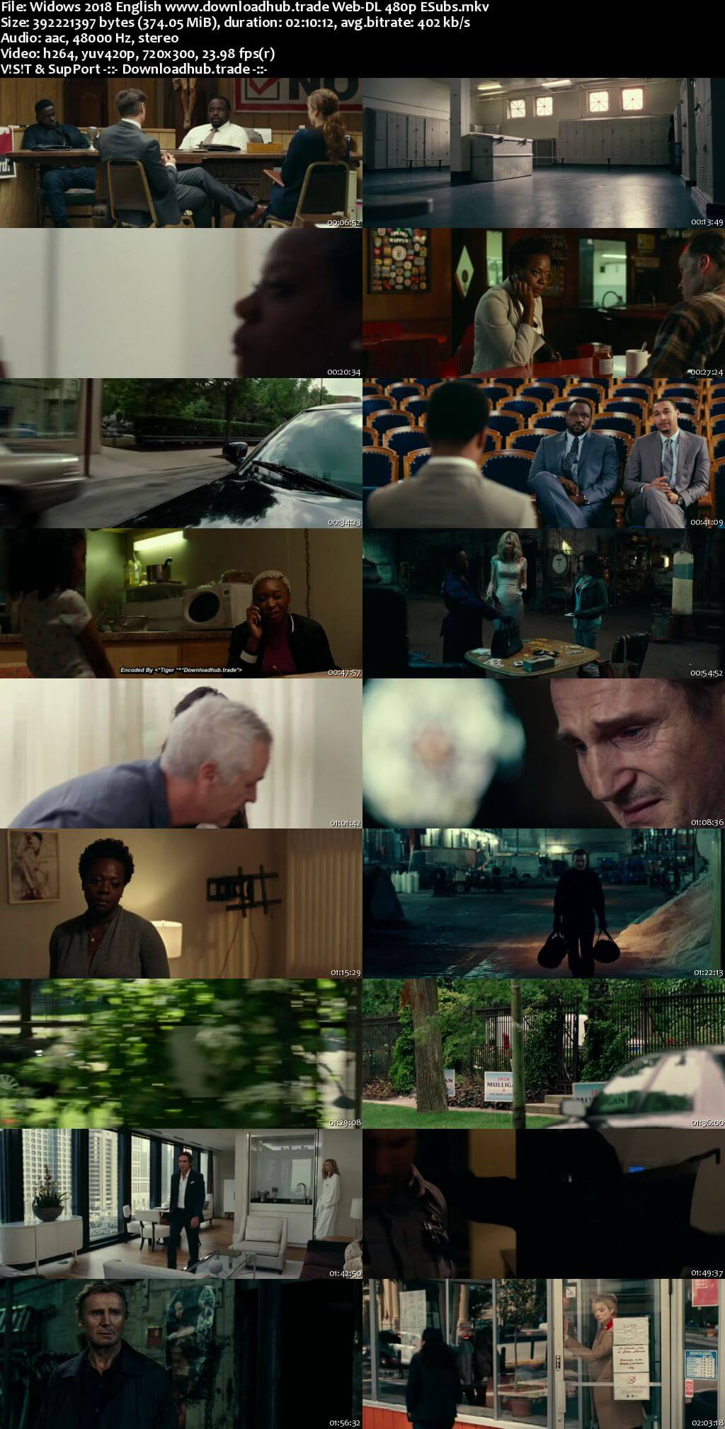Widows 2018 English 350MB Web-DL 480p ESubs Widows 2018 English 350MB Web-DL 480p ESubs