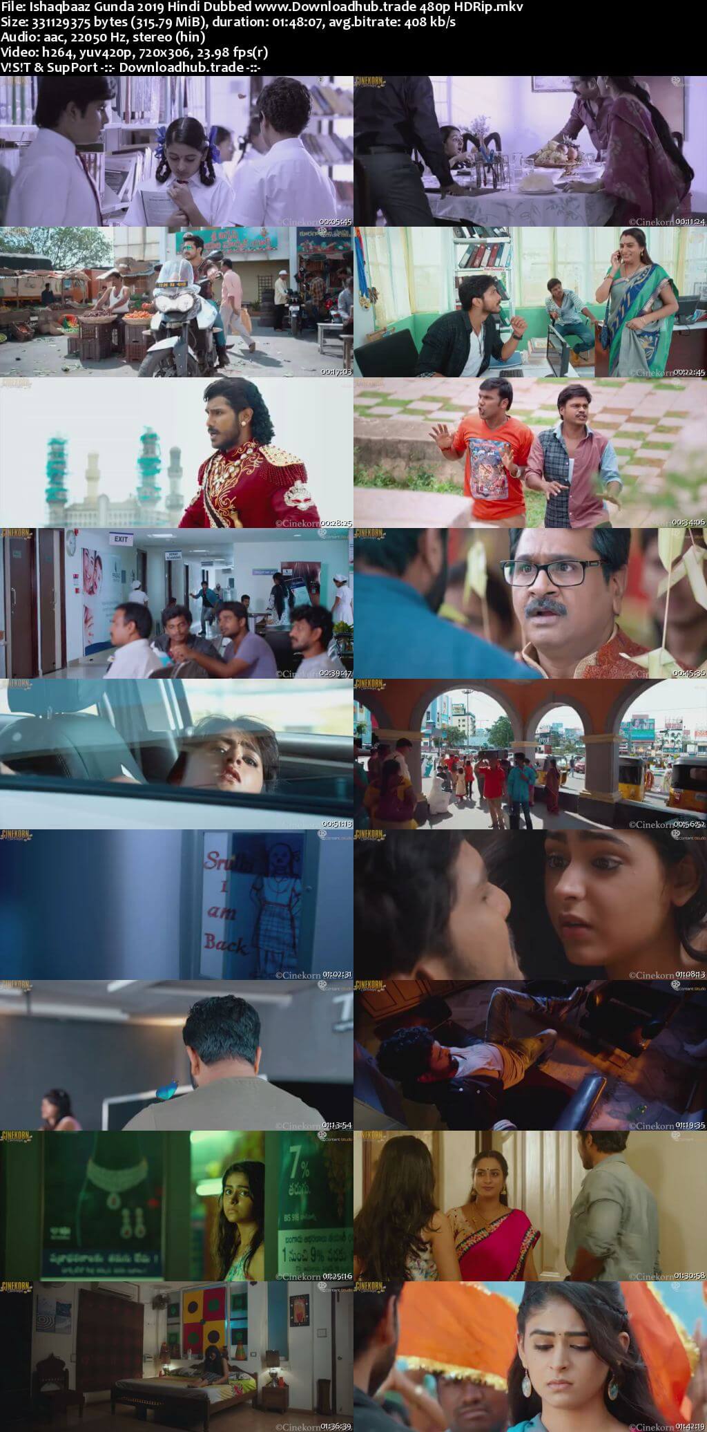 Ishaqbaaz Gunda 2019 Hindi Dubbed 300MB HDRip 480p