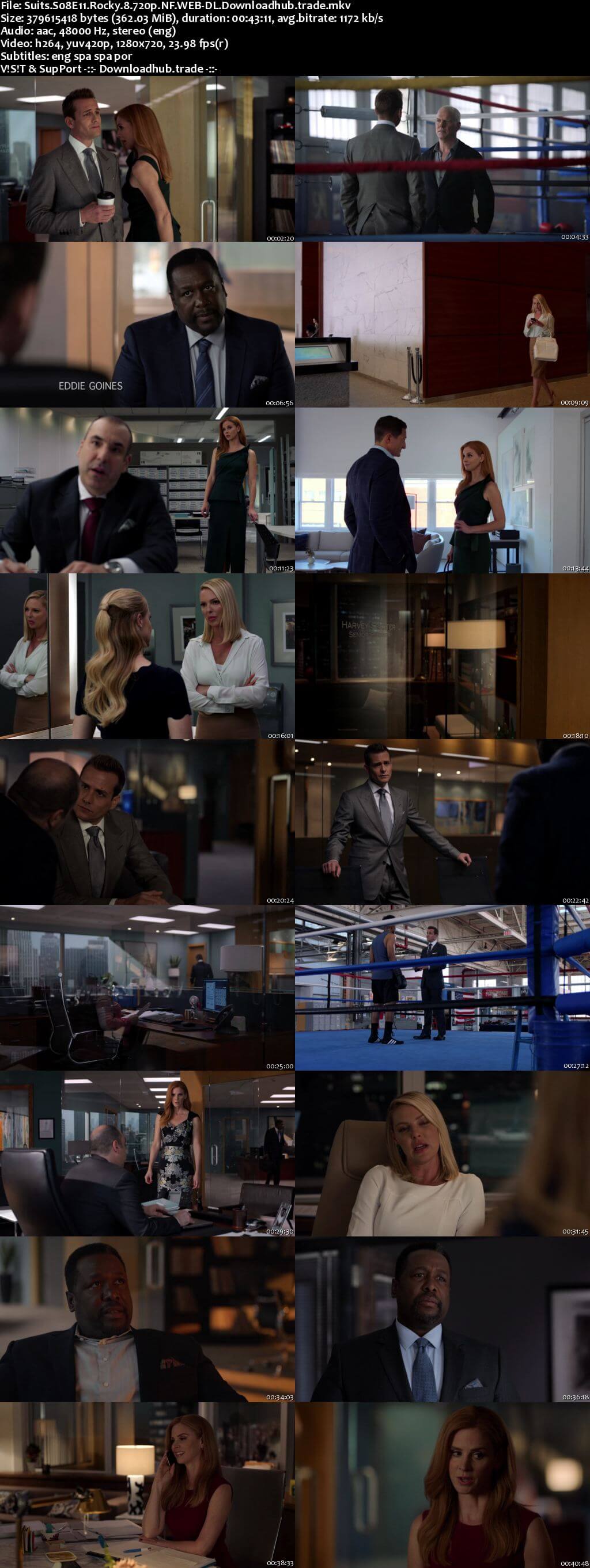 Suits S08E11 350MB Web-DL 720p x264 ESubs