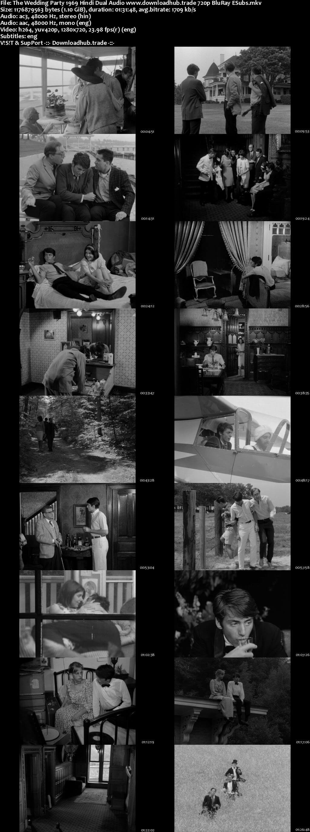 The Wedding Party 1969 Hindi Dual Audio 720p BluRay ESubs