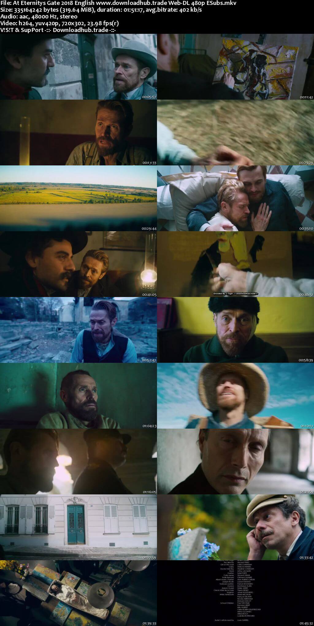 At Eternitys Gate 2018 English 300MB Web-DL 480p ESubs At Eternitys Gate 2018 English 300MB Web-DL 480p ESubs