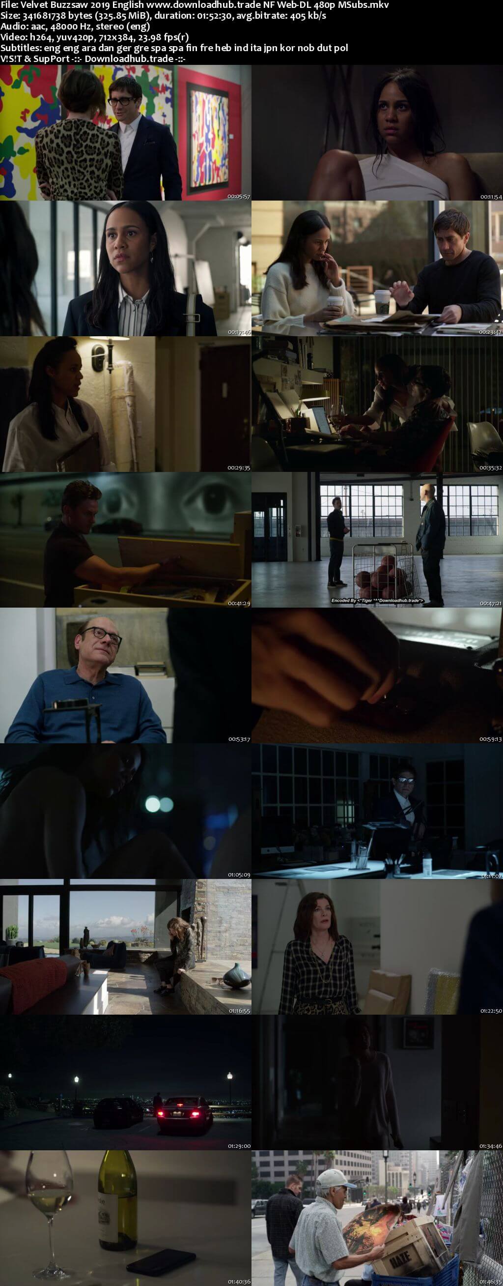 Velvet Buzzsaw 2019 English 300MB NF Web-DL 480p MSubs Velvet Buzzsaw 2019 English 300MB NF Web-DL 480p MSubs