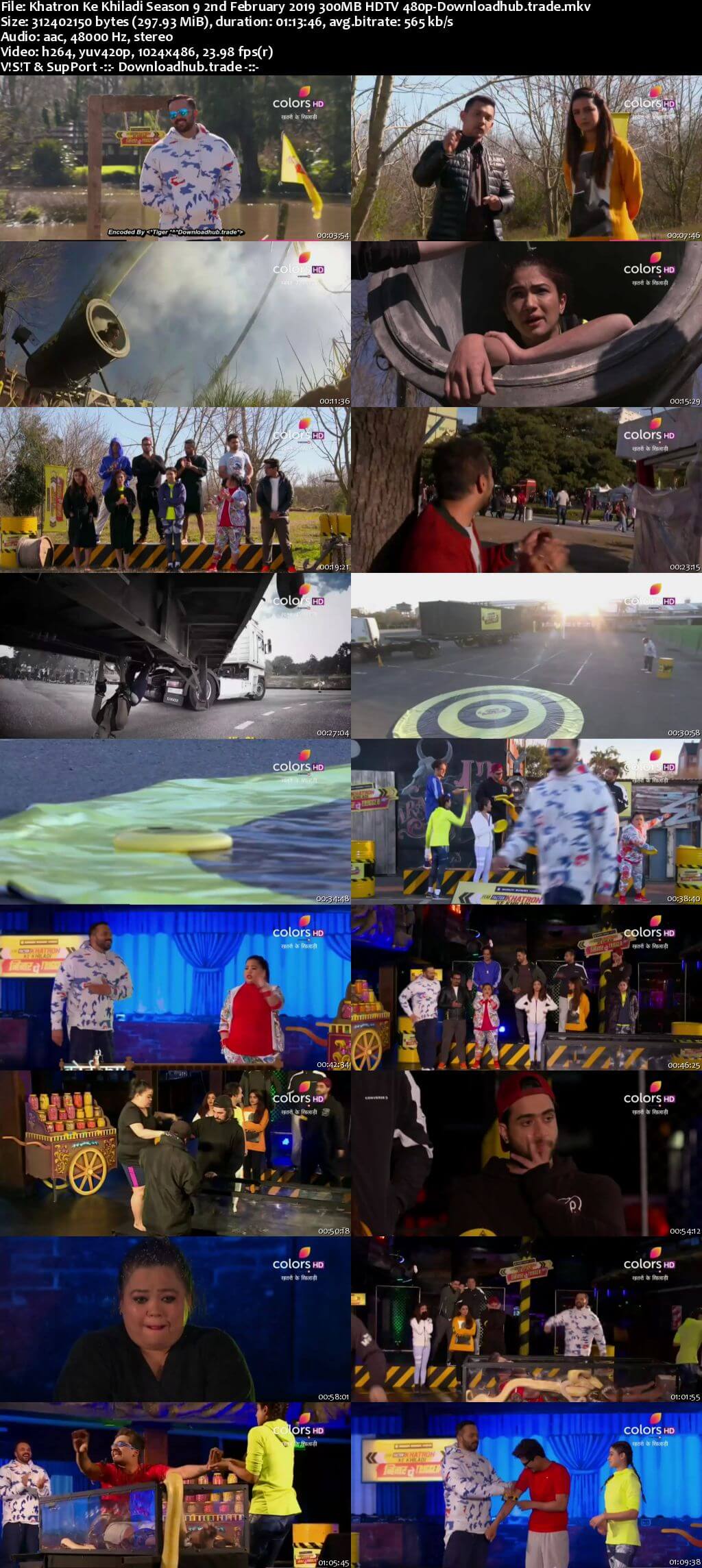 Khatron Ke Khiladi Season 9 02 February 2019 Episode 09 HDTV 480p