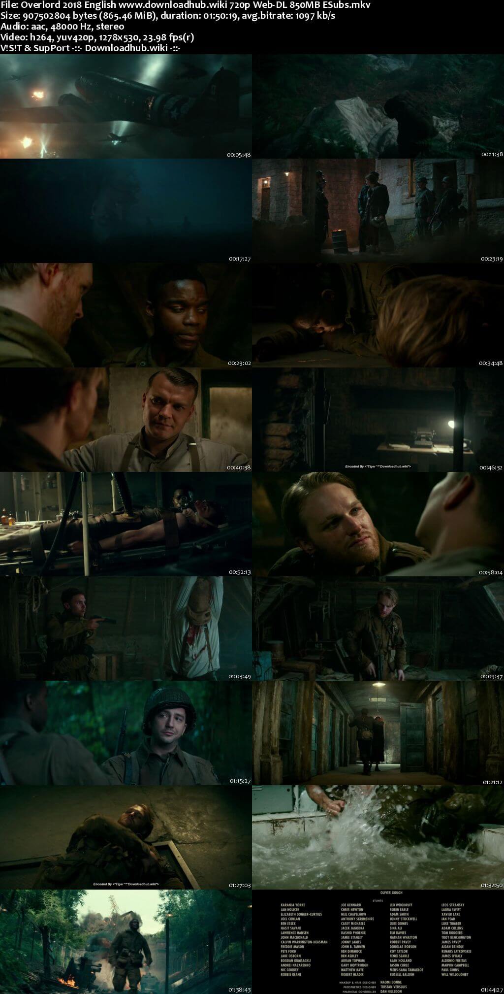 Overlord 2018 English 720p Web-DL 850MB ESubs