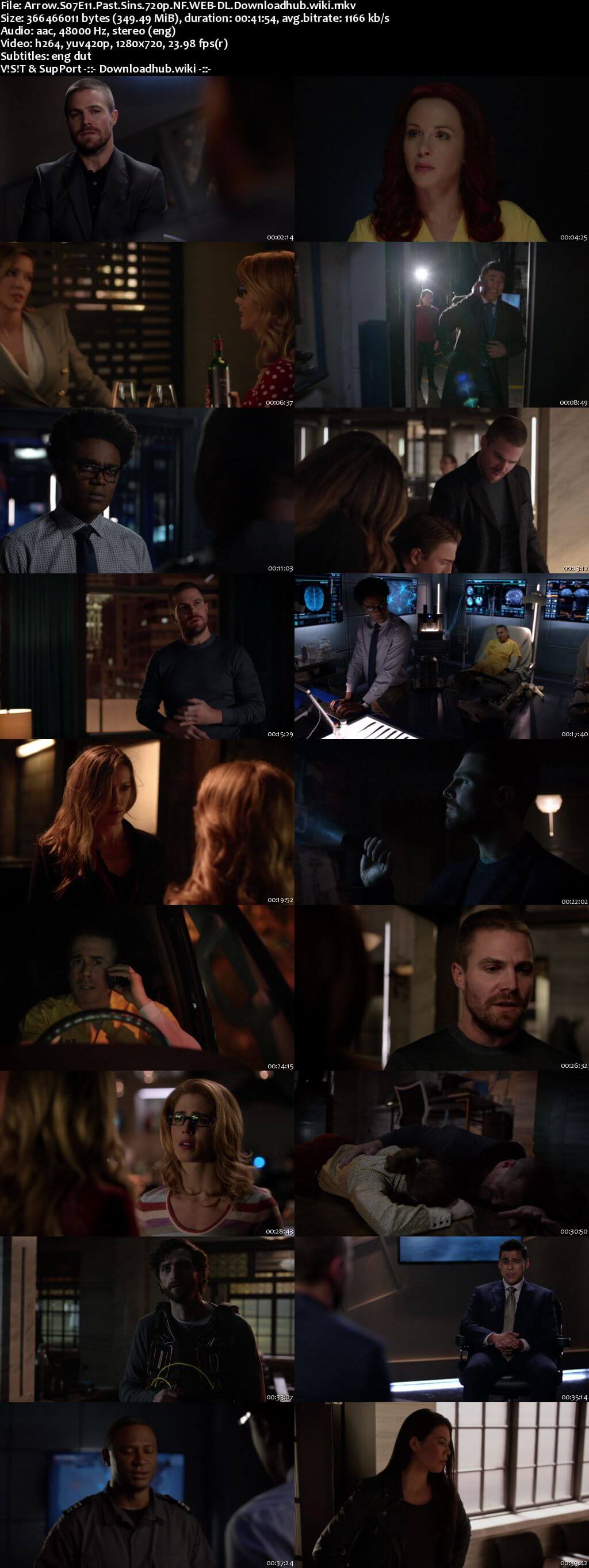 Arrow S07E11 350MB AMZN Web-DL 720p ESubs