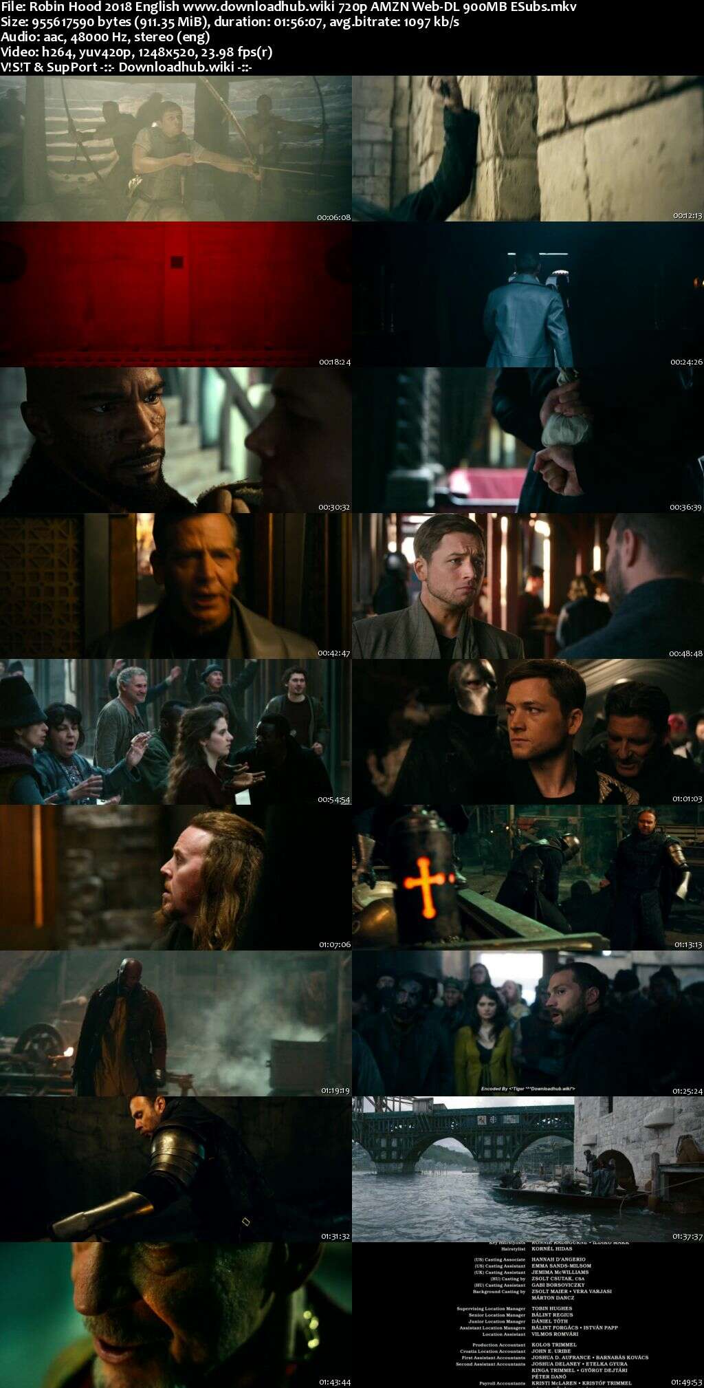 Robin Hood 2018 English 720p AMZN Web-DL 900MB ESubs