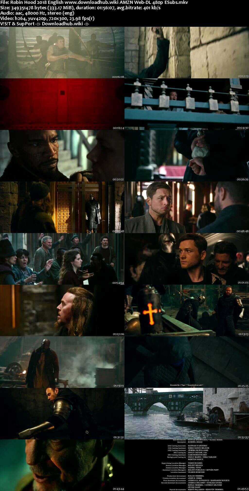 Robin Hood 2018 English 300MB AMZN Web-DL 480p ESubs