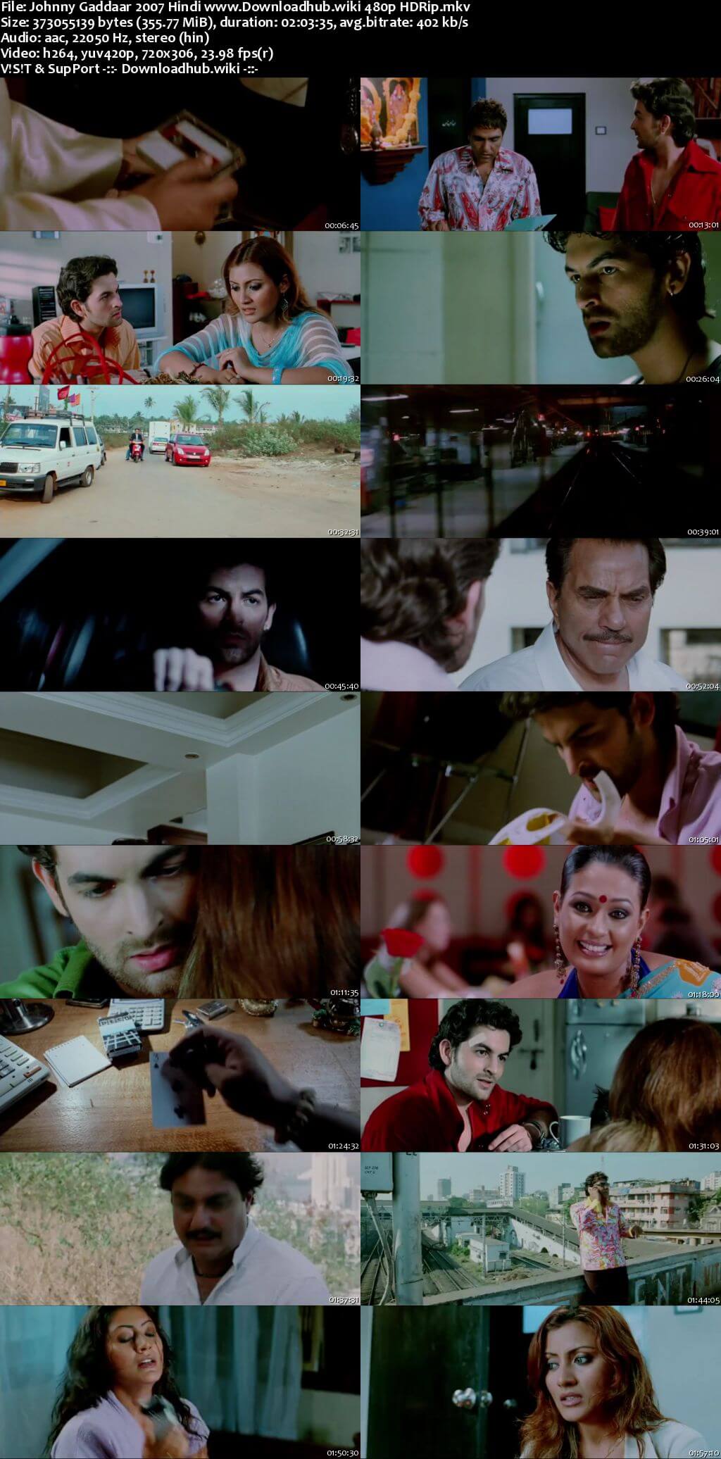 Johnny Gaddaar 2007 Hindi 350MB HDRip 480p Johnny Gaddaar 2007 Hindi 350MB HDRip 480p