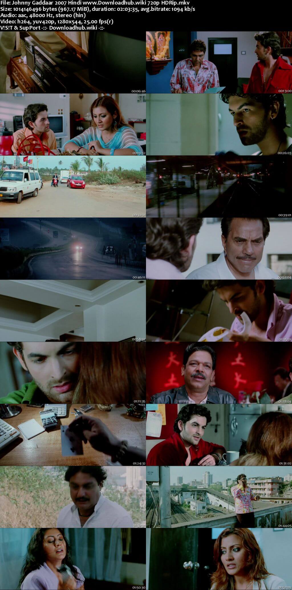 Johnny Gaddaar 2007 Hindi 720p HDRip x264