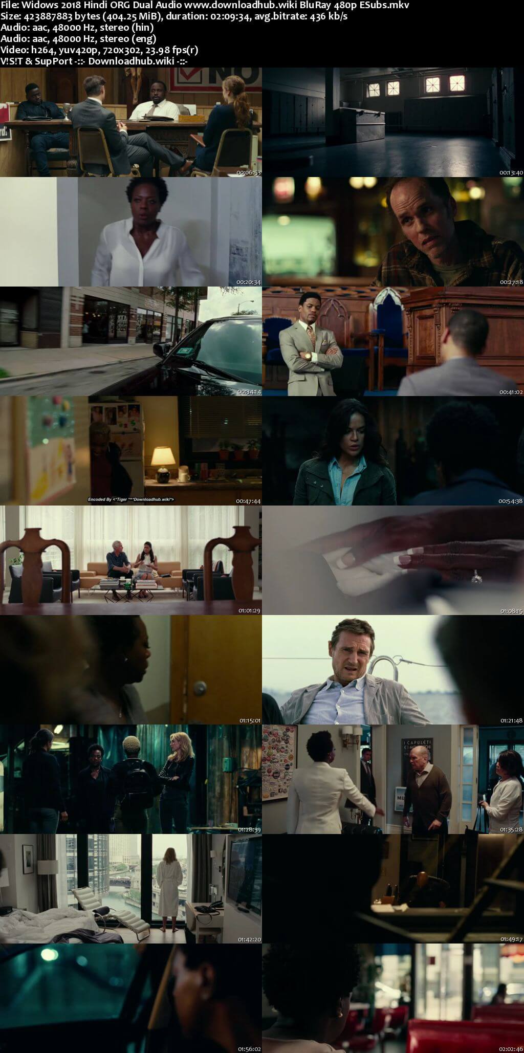 Widows 2018 Hindi ORG Dual Audio 400MB BluRay 480p ESubs Widows 2018 Hindi ORG Dual Audio 400MB BluRay 480p ESubs