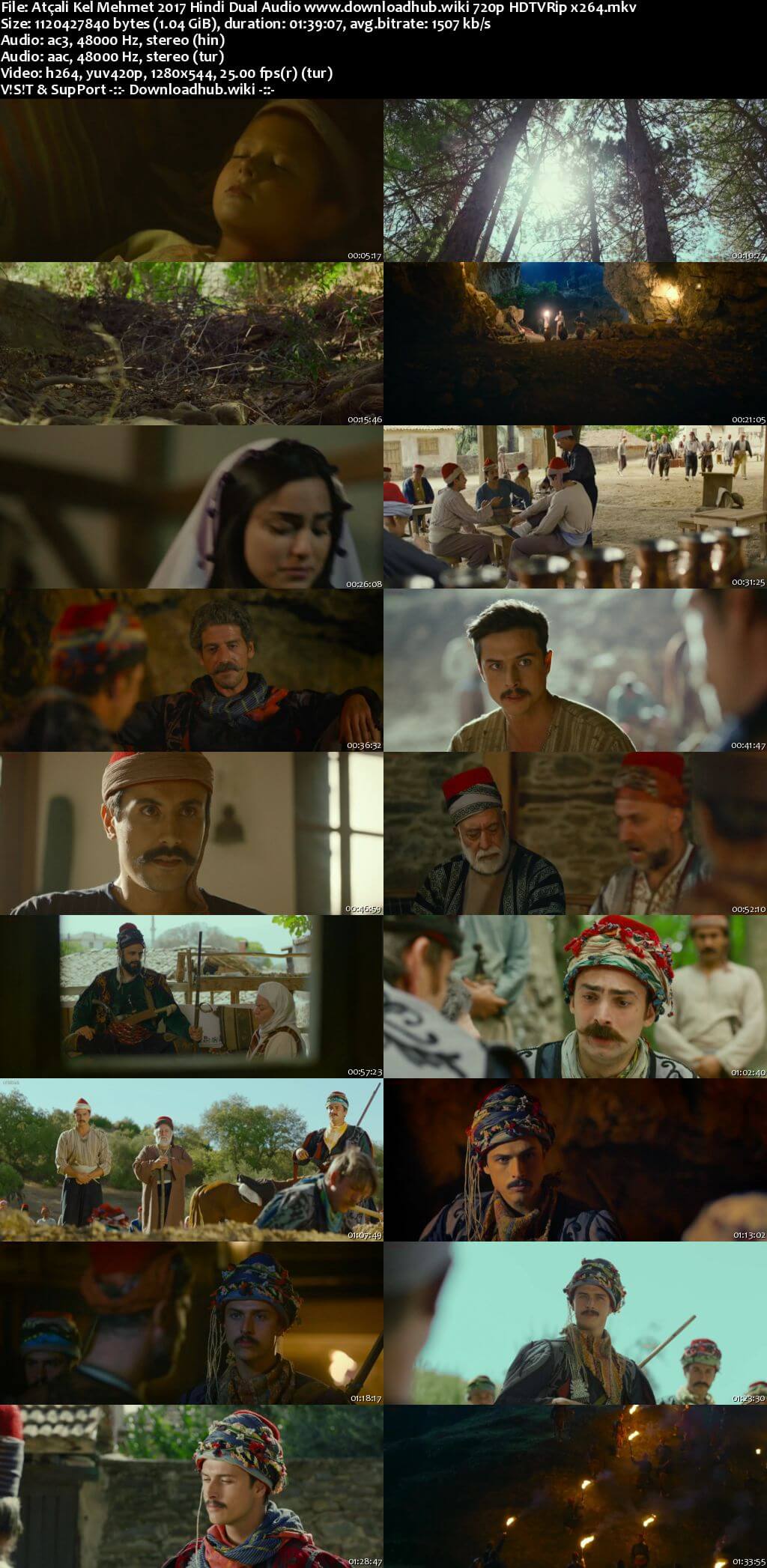 Atçali Kel Mehmet 2017 Hindi Dual Audio 720p HDTVRip x264