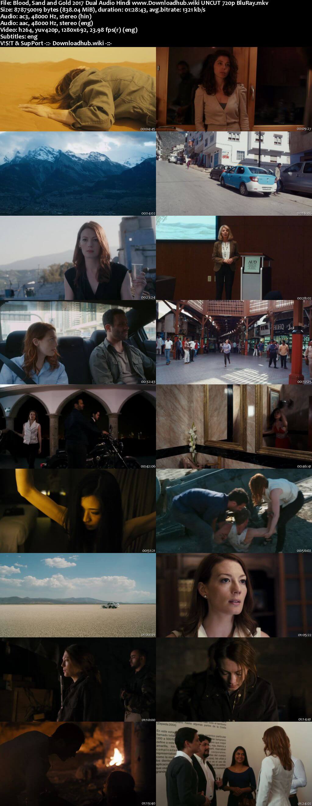 Blood Sand and Gold 2017 Hindi Dual Audio 720p BluRay ESubs