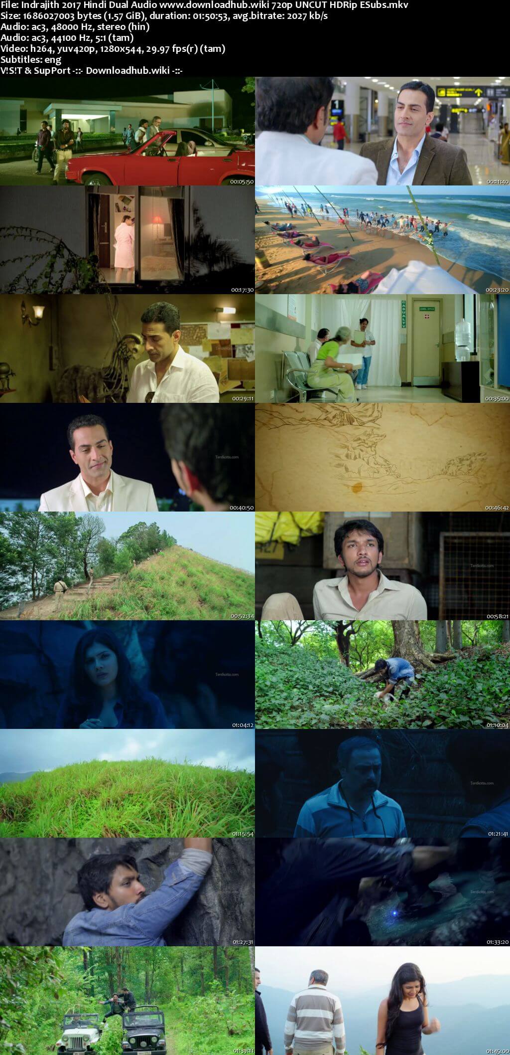 Indrajith 2017 Hindi Dual Audio 720p UNCUT HDRip ESubs