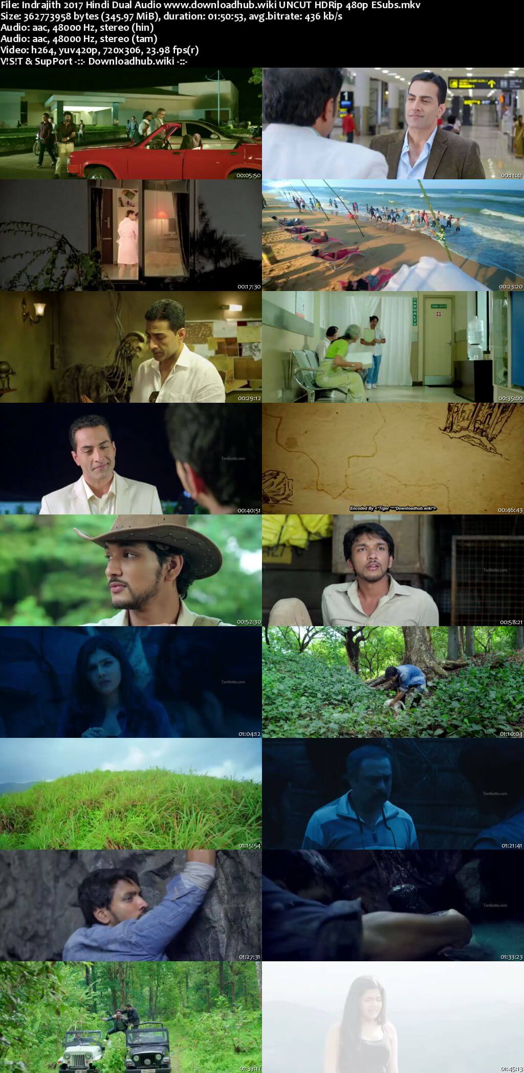 Indrajith 2017 Hindi Dual Audio 350MB UNCUT HDRip 480p ESubs