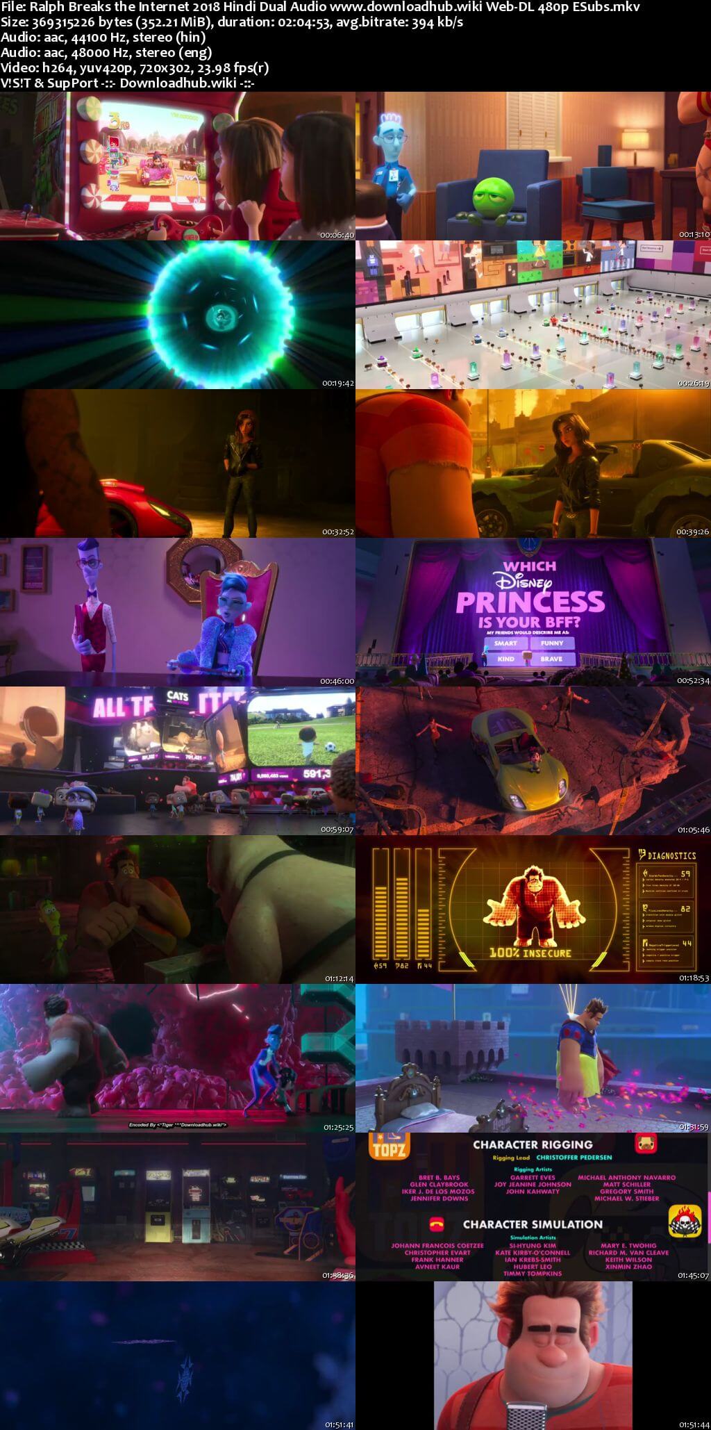 Ralph Breaks the Internet 2018 Hindi Dual Audio 350MB Web-DL 480p ESubs Ralph Breaks the Internet 2018 Hindi Dual Audio 350MB Web-DL 480p ESubs