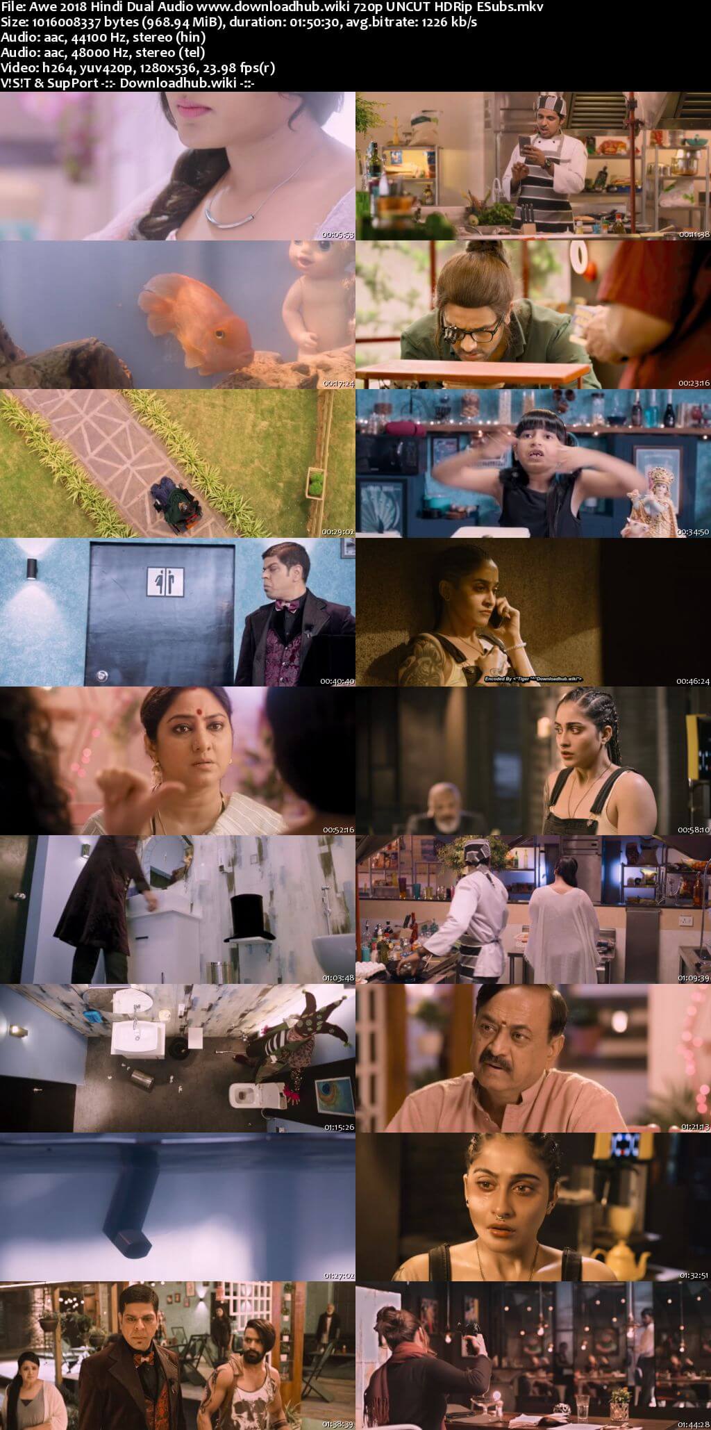 Awe 2018 Hindi Dual Audio 720p UNCUT HDRip ESubs