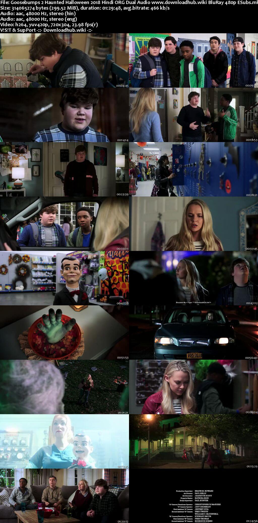 Goosebumps 2 Haunted Halloween 2018 Hindi ORG Dual Audio 300MB BluRay 480p ESubs Goosebumps 2 Haunted Halloween 2018 Hindi ORG Dual Audio 300MB BluRay 480p ESubs