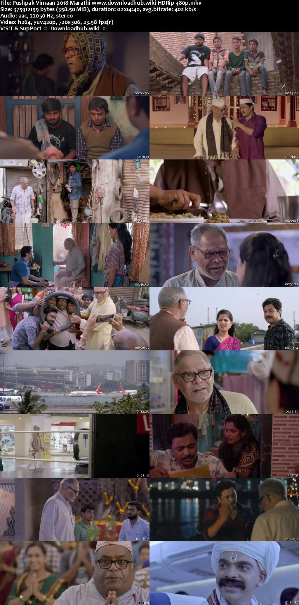 Pushpak Vimaan 2018 Marathi 350MB HDRip 480p Pushpak Vimaan 2018 Marathi 350MB HDRip 480p