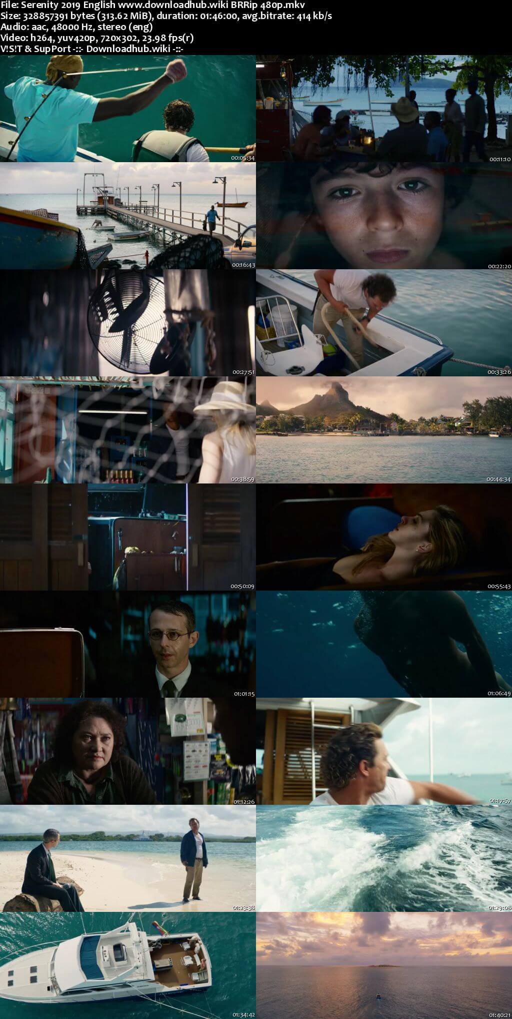 Serenity 2019 English 300MB BRRip 480p Serenity 2019 English 300MB BRRip 480p