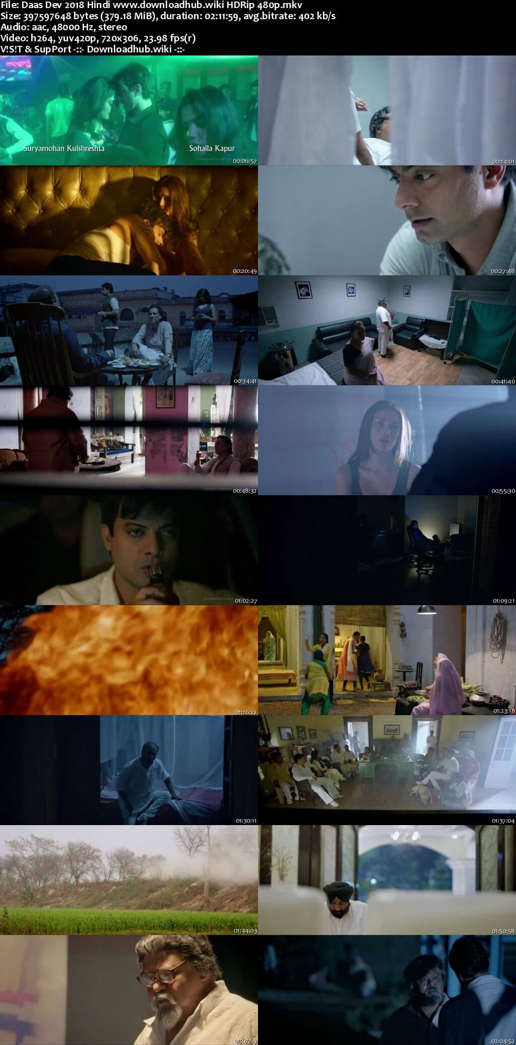 Daas Dev 2018 Hindi 350MB HDRip 480p