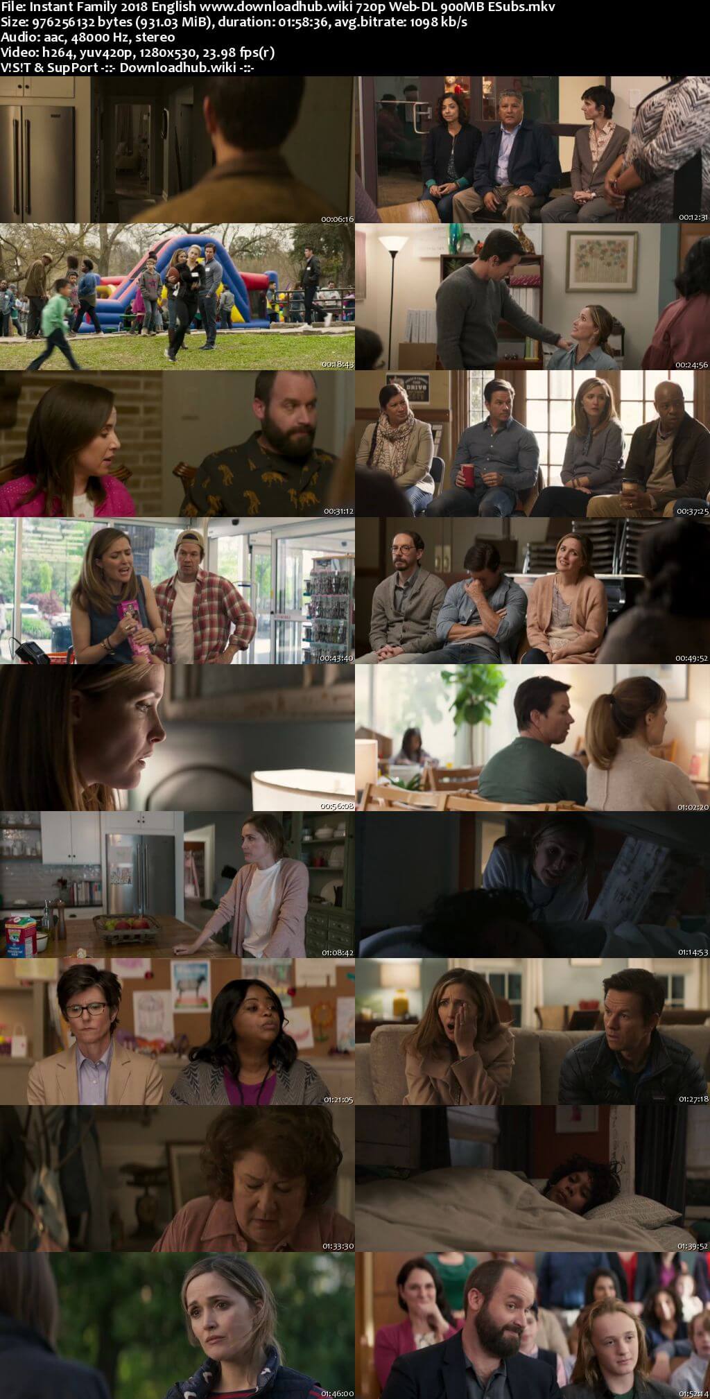 Instant Family 2018 English 720p Web-DL 900MB ESubs