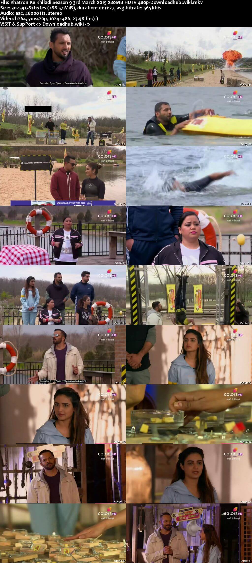 Khatron Ke Khiladi Season 9 03 March 2019 Episode 18 HDTV 480p
