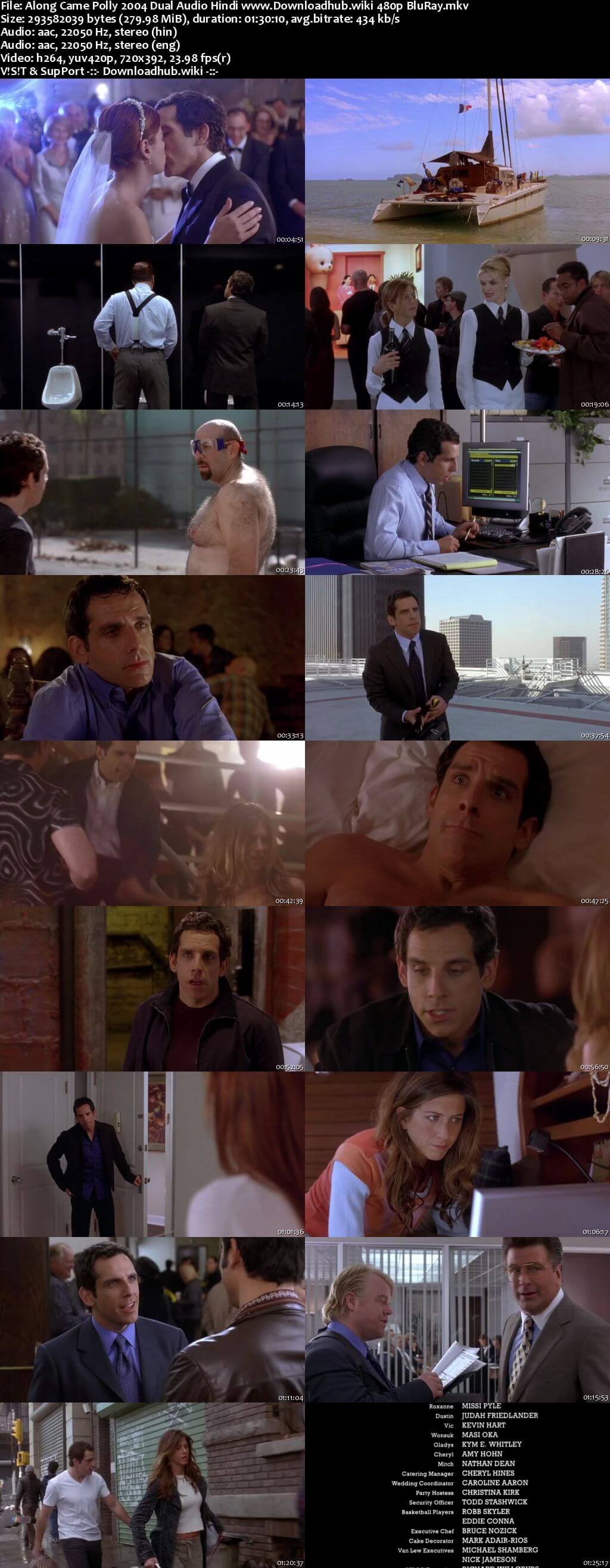 Along Came Polly 2004 Hindi Dual Audio 280MB BluRay 480p ESubs