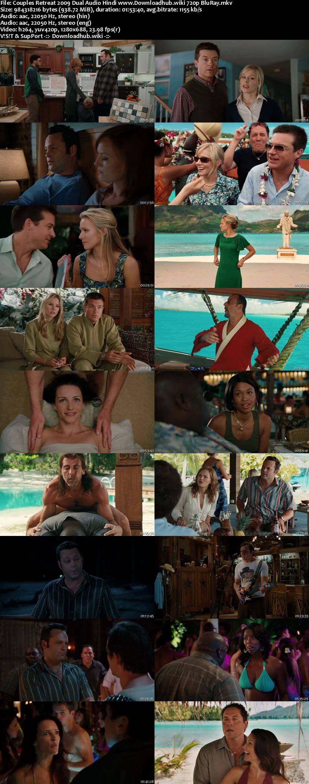 Couples Retreat 2009 Hindi Dual Audio 720p BluRay ESubs