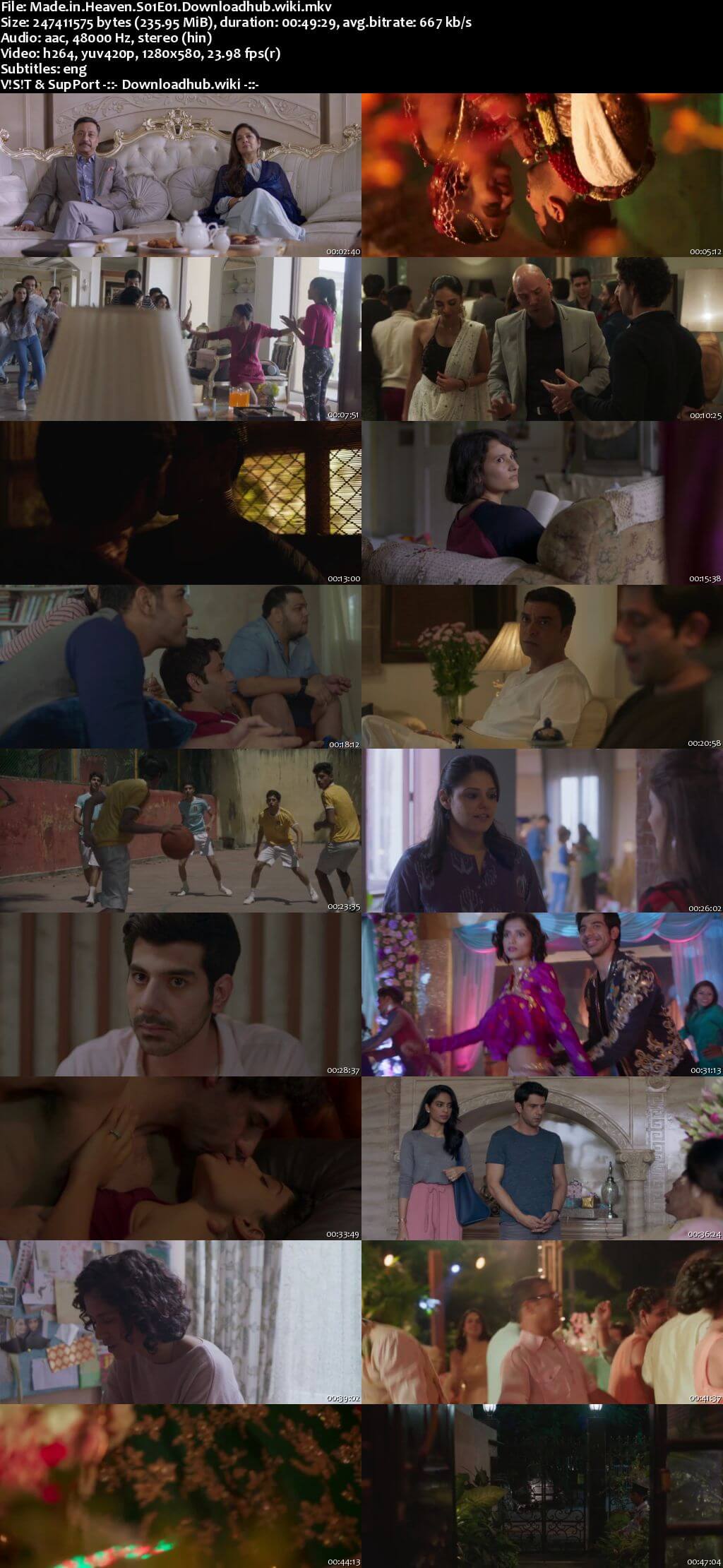 Made in Heaven 2019 Hindi Season 01 Complete 720p HDRip ESubs Made in Heaven 2019 Hindi Season 01 Complete 720p HDRip ESubs