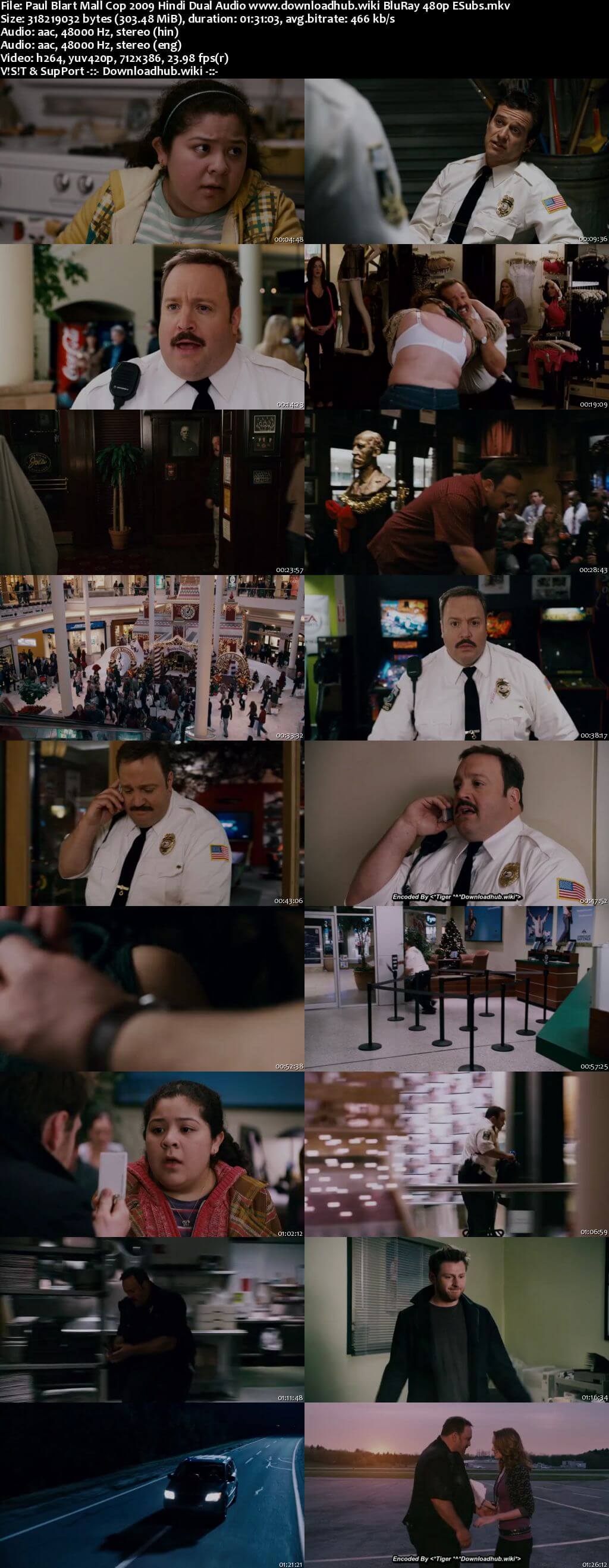Paul Blart Mall Cop 2009 Hindi Dual Audio 300MB BluRay 480p ESubs Paul Blart Mall Cop 2009 Hindi Dual Audio 300MB BluRay 480p ESubs