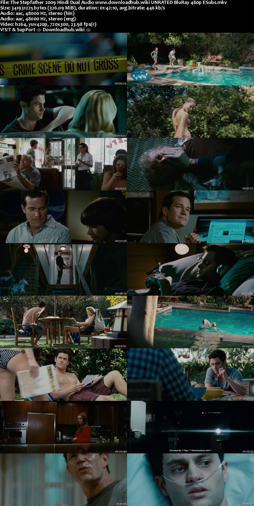 The Stepfather 2009 Hindi Dual Audio 300MB UNRATED BluRay 480p ESubs The Stepfather 2009 Hindi Dual Audio 300MB UNRATED BluRay 480p ESubs