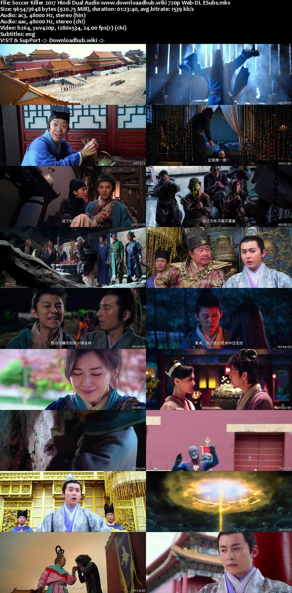 Soccer Killer 2017 Hindi Dual Audio 720p Web-DL ESubs Soccer Killer 2017 Hindi Dual Audio 720p Web-DL ESubs