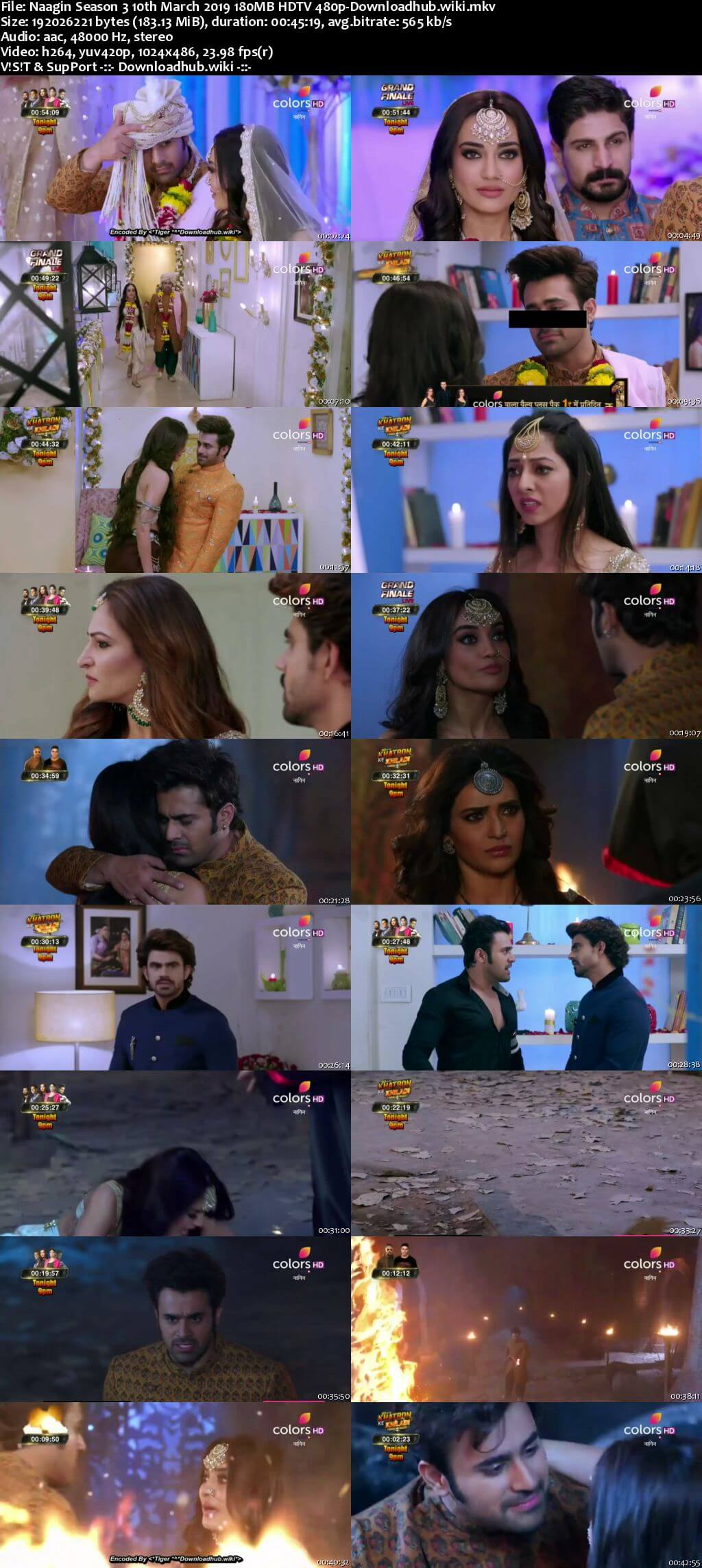 Naagin Season 3 10 March 2019 Episode 79 HDTV 480p Naagin Season 3 10 March 2019 Episode 79 HDTV 480p