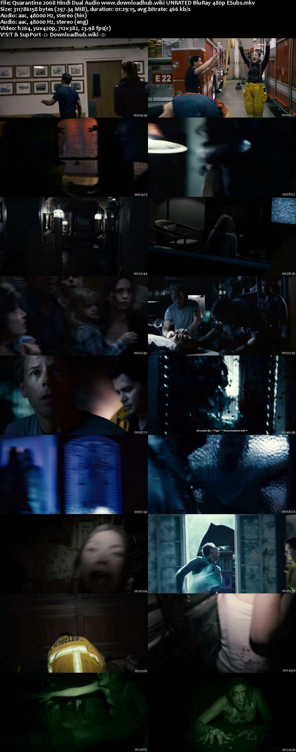 Quarantine 2008 Hindi Dual Audio 300MB UNRATED BluRay 480p ESubs Quarantine 2008 Hindi Dual Audio 300MB UNRATED BluRay 480p ESubs