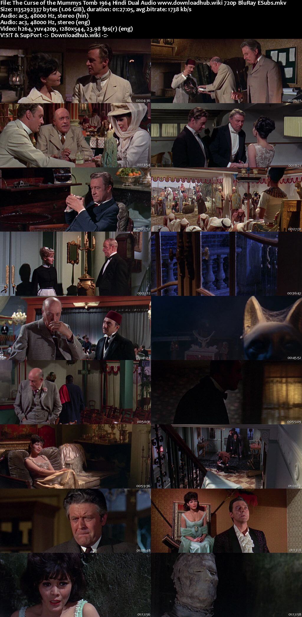 The Curse of the Mummys Tomb 1964 Hindi Dual Audio 720p BluRay ESubs The Curse of the Mummys Tomb 1964 Hindi Dual Audio 720p BluRay ESubs