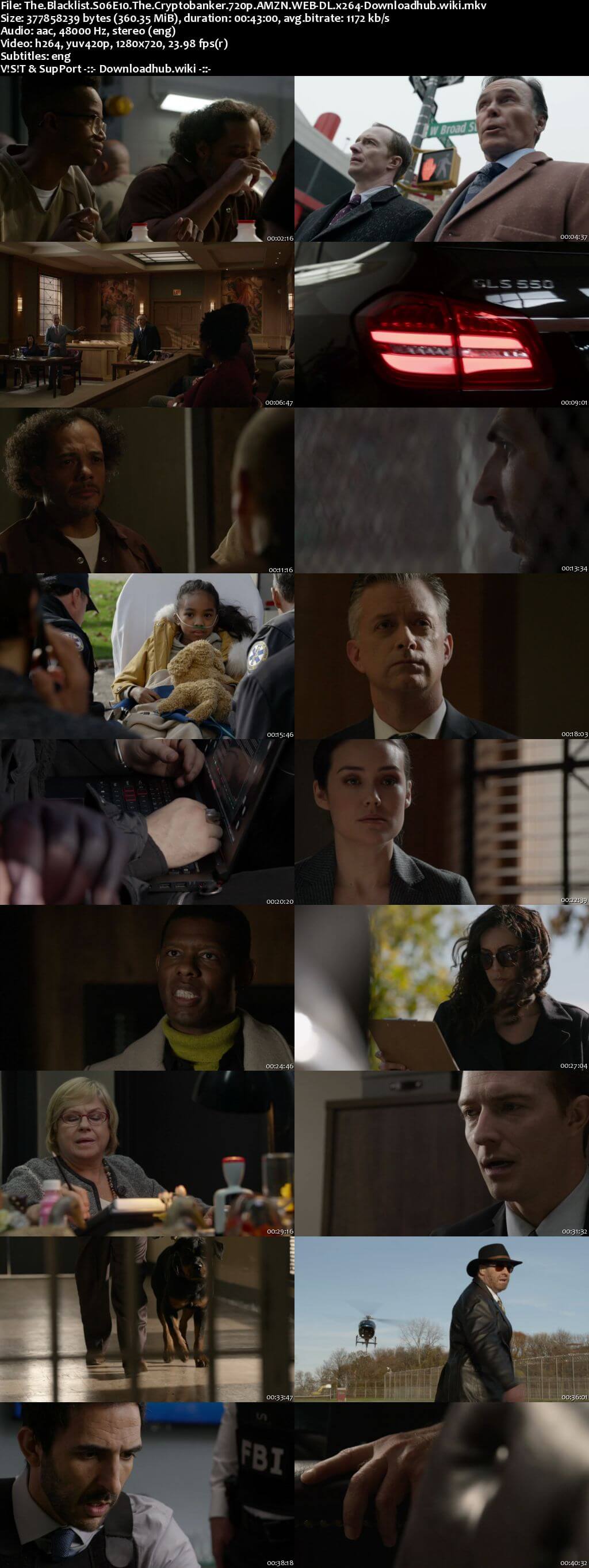 The Blacklist S06E10 350MB AMZN WEB-DL 720p ESubs