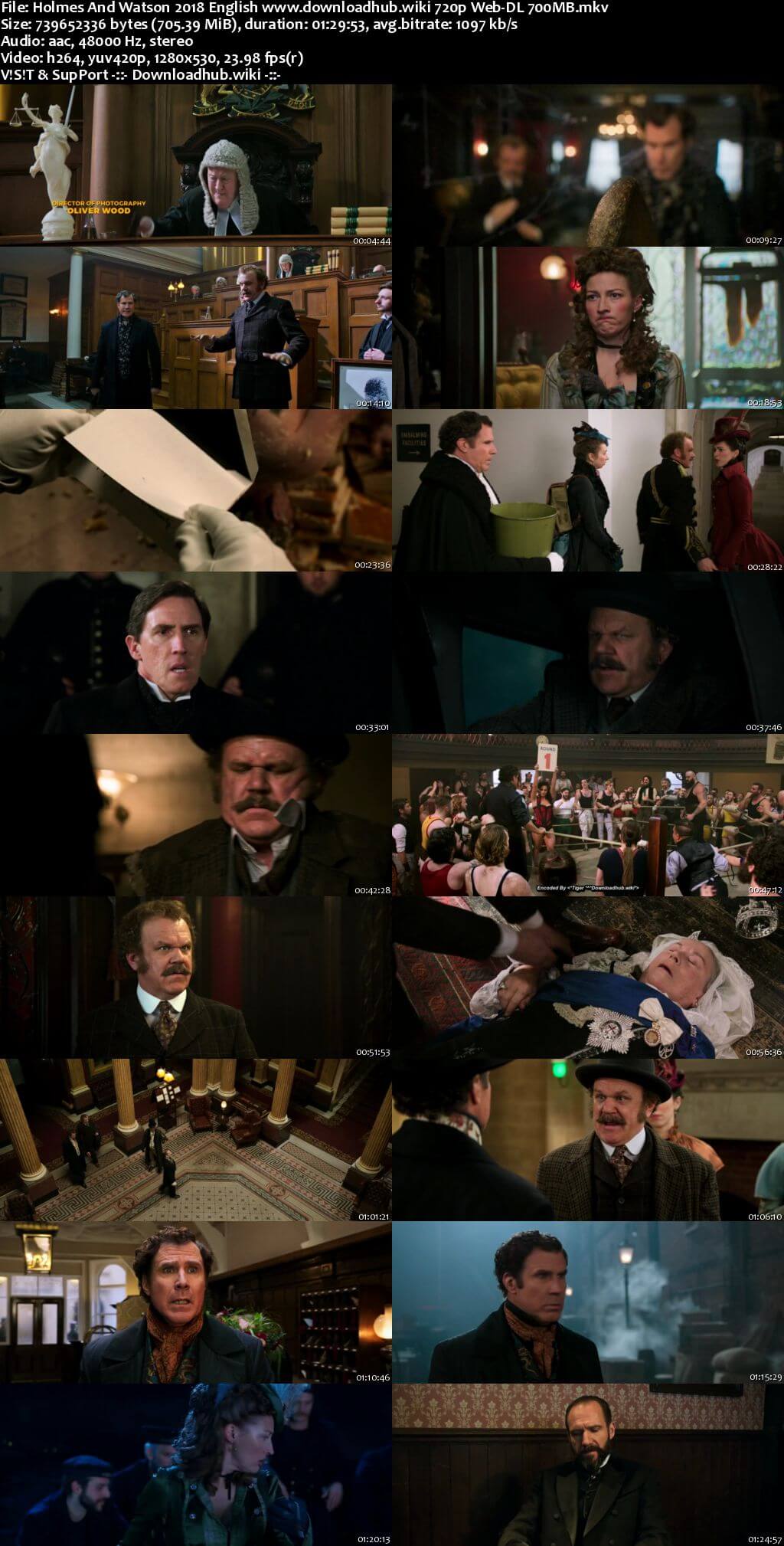 Holmes And Watson 2018 English 720p Web-DL 700MB