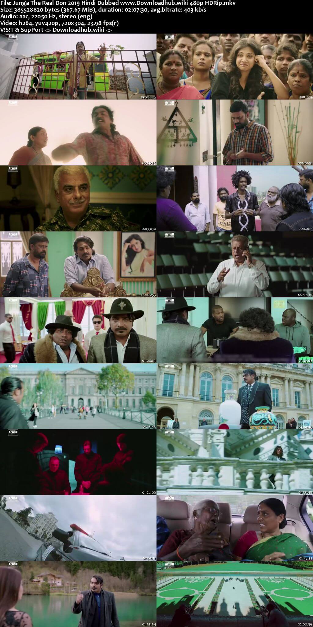 Junga The Real Don 2019 Hindi Dubbed 350MB HDRip 480p