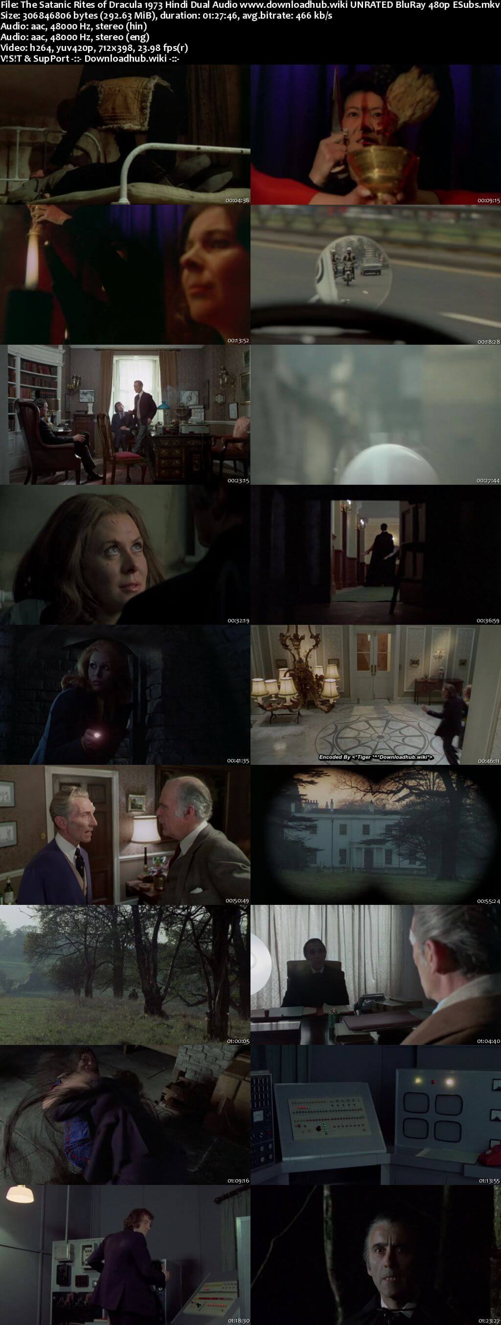 The Satanic Rites of Dracula 1973 Hindi Dual Audio 300MB UNRATED BluRay 480p ESubs