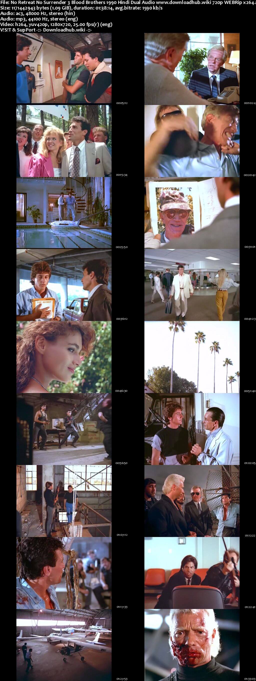 No Retreat No Surrender 3 Blood Brothers 1990 Hindi Dual Audio 720p WEBRip x264 No Retreat No Surrender 3 Blood Brothers 1990 Hindi Dual Audio 720p WEBRip x264