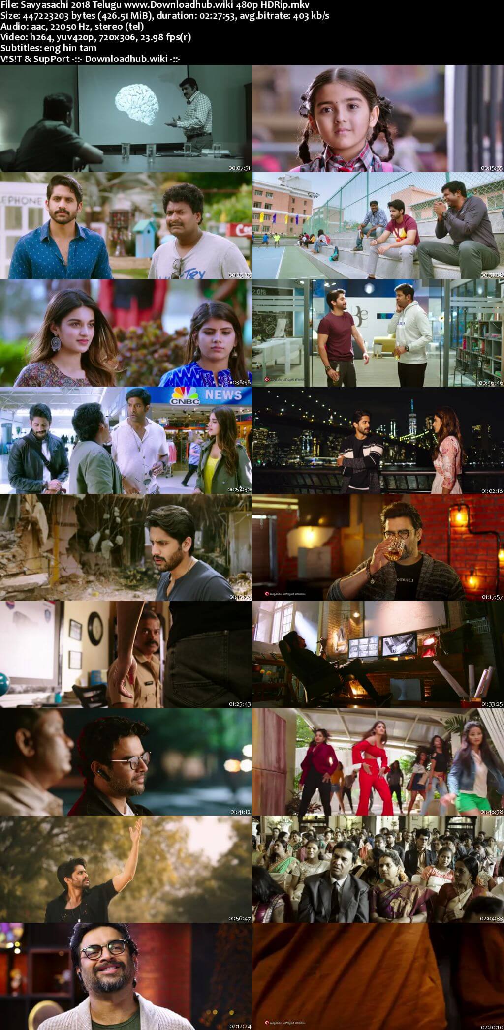 Savyasachi 2018 Telugu 400MB HDRip 480p MSubs