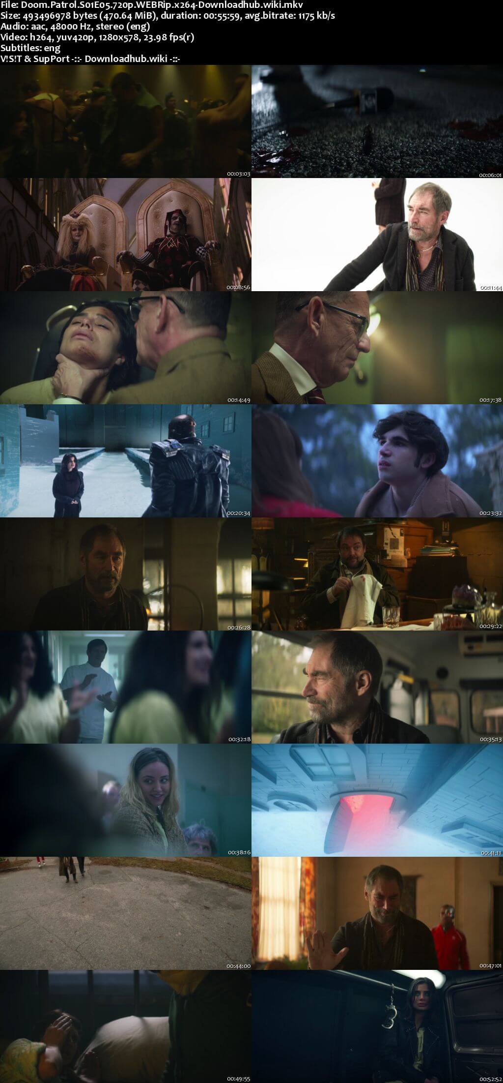 Doom Patrol S01E05 450MB WEBRip 720p ESubs