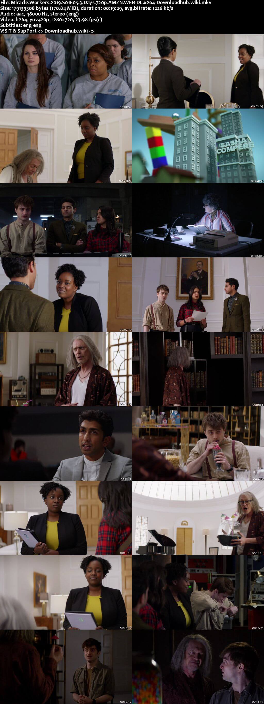 Miracle Workers S01E05 170MB AMZN Web-DL 720p ESubs