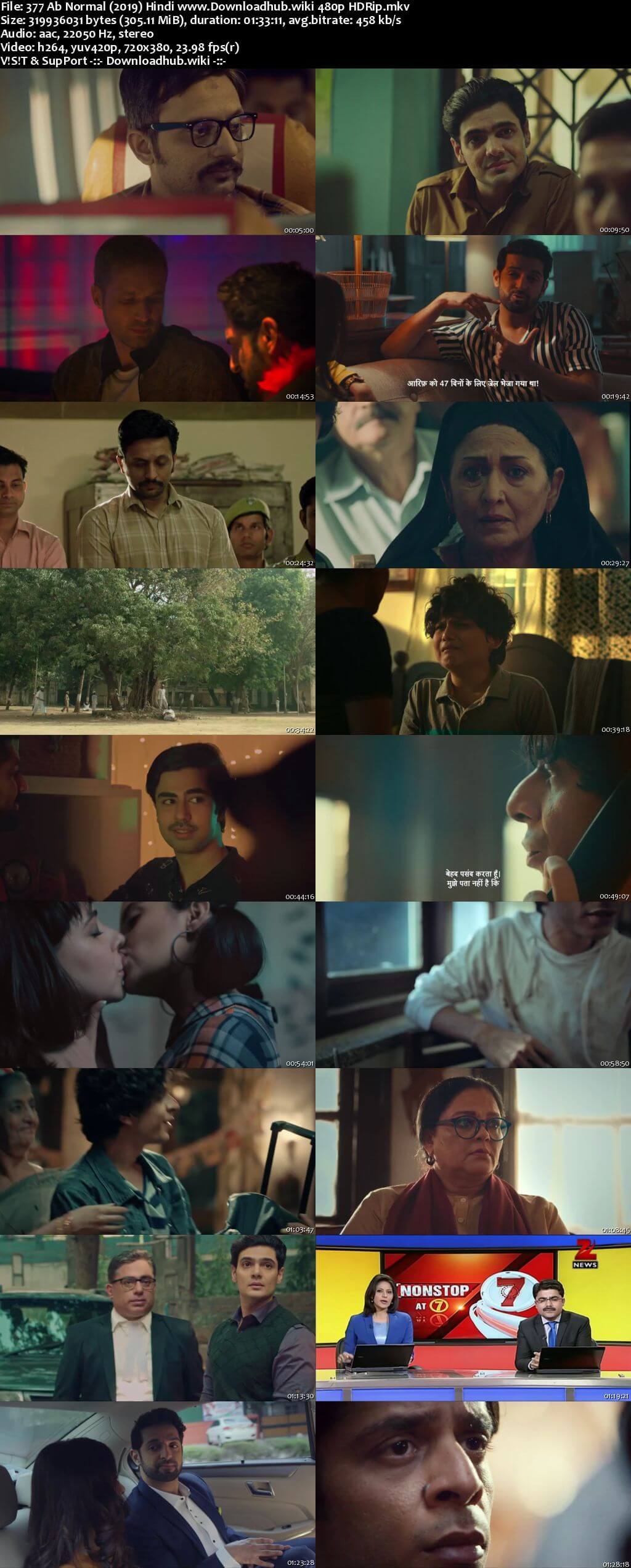 377 Ab Normal 2019 Hindi 300MB HDRip 480p