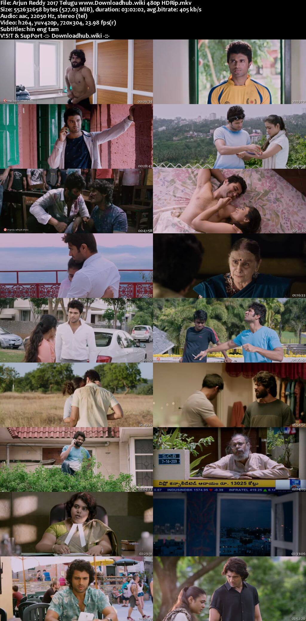 Arjun Reddy 2017 Telugu 500MB HDRip 480p MSubs Arjun Reddy 2017 Telugu 500MB HDRip 480p MSubs