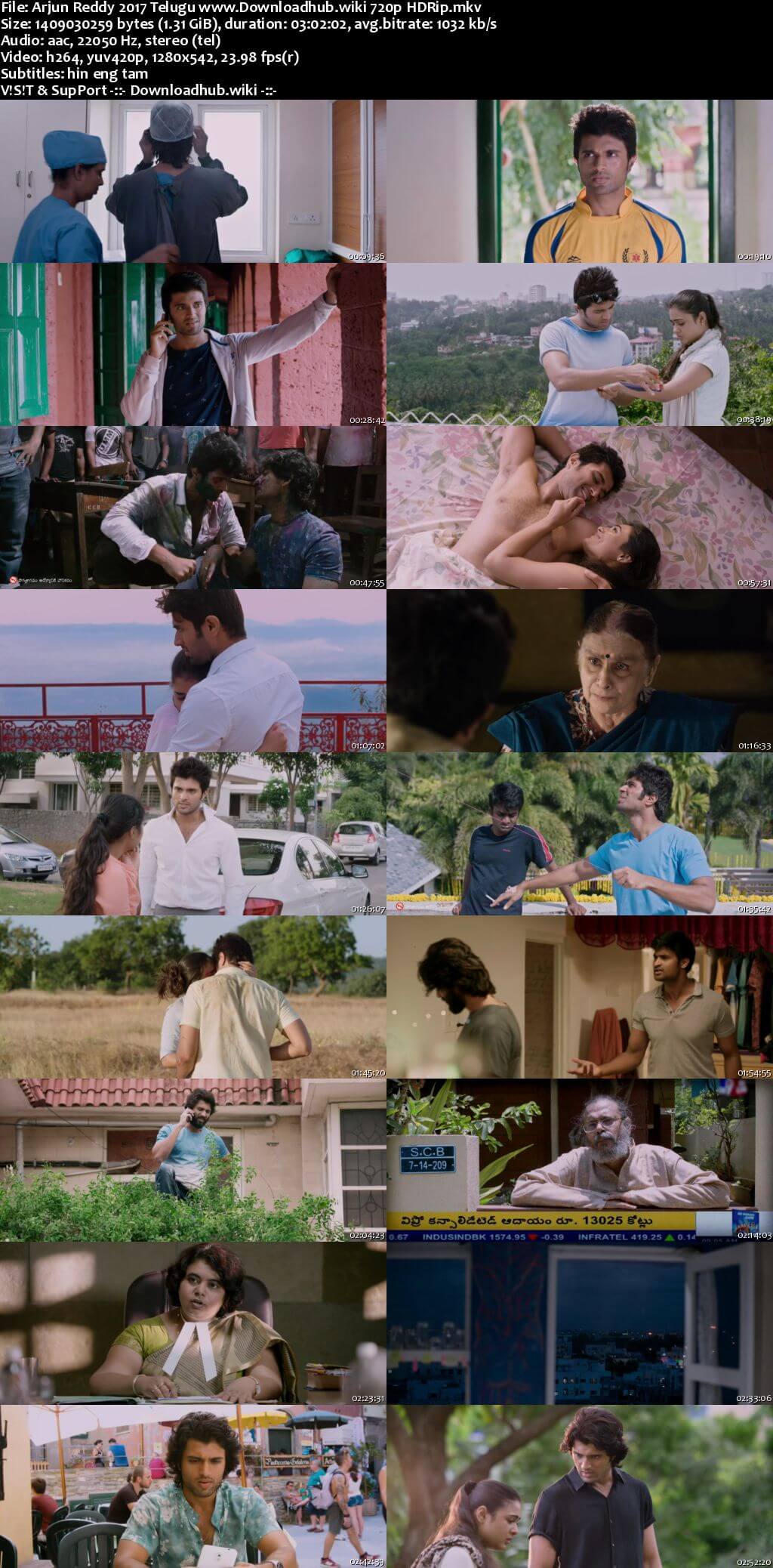 Arjun Reddy 2017 Telugu 720p HDRip MSubs