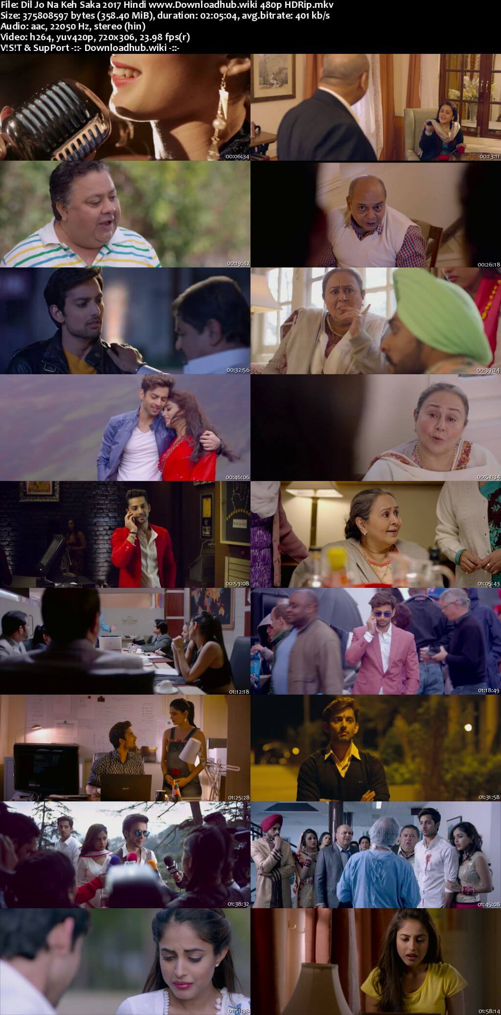Dil Jo Na Keh Saka 2017 Hindi 350MB HDRip 480p